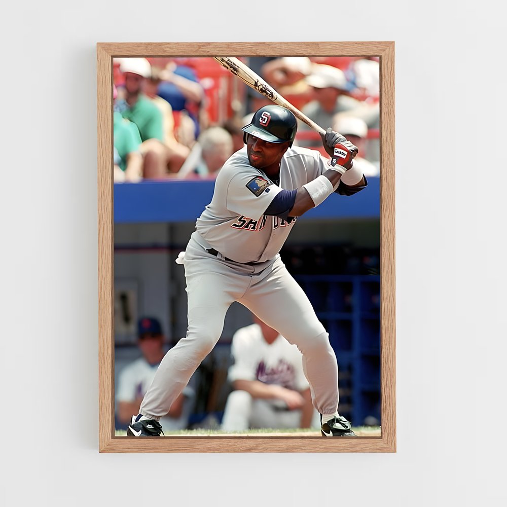 Poster Tony gwynn – affiche Baseball (vue 4)
